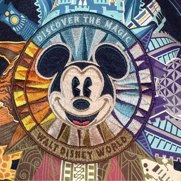 Disney Parks Compass Mickey Mouse Full Zip Hoodie Sweatshirt - Picture 9 of 13